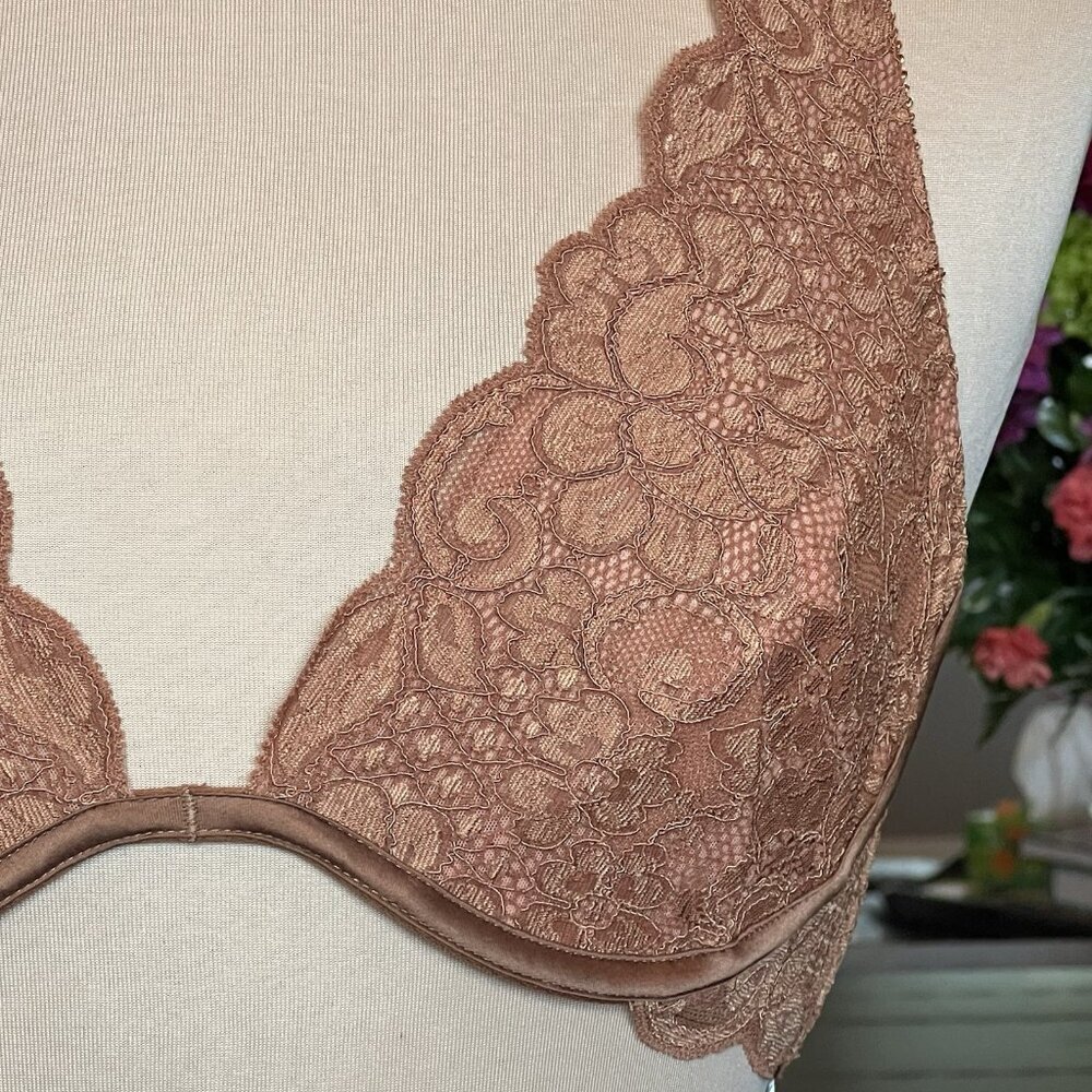 NWT $88 HAH Free People 2-Timer Bra 30-38C fits 30C 32C 34C 36C 38C Brown Sugar - Picture 6 of 16